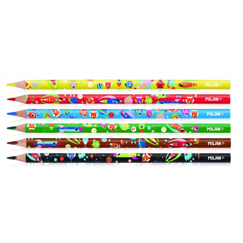 Creion color 6 culori Super Heroes MILAN